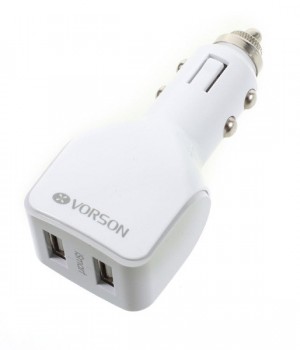 Vorson VCC-005 2.4A Smart Dual USB Port Araç Şarj Cihazı