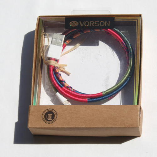 Vorson El Yapımı Violet Orijinal Apple Lightning 1mt Şarj & Sync Kablosu Vorson El Yapımı Violet Orijinal Apple Lightning 1mt Şarj & Sync Kablosu
