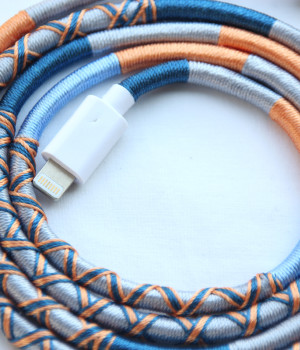 Vorson El Yapımı Lotus Lightning 1mt Şarj & USB Kablosu