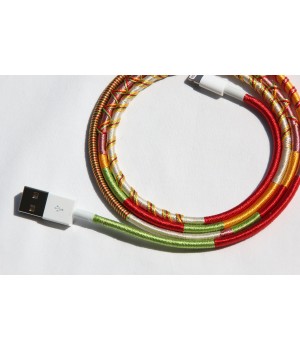 Vorson El Yapımı Spring Orijinal Apple Lightning 1mt Şarj & Sync Kablosu