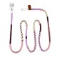 Vorson El Yapımı Purple Mix Micro 1mt Şarj & USB Kablosu
