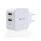 Vorson VT-002 4.8A QC3.0 Smart Dual USB Port Seyahat Şarj Cihazı