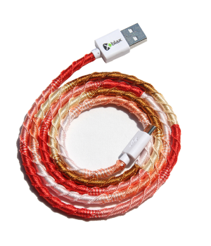 Vorson El Yapımı Lily Micro 1mt Şarj & USB Kablosu