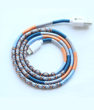 Vorson El Yapımı Lotus Lightning 1mt Şarj & USB Kablosu