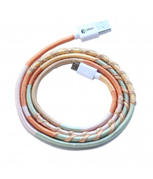 Vorson El Yapımı Velvet Micro 1mt Şarj & USB Kablosu